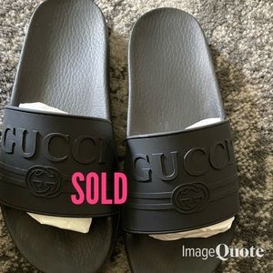 ❌SOLD❌ Authentic Gucci Logo Slide Sandal